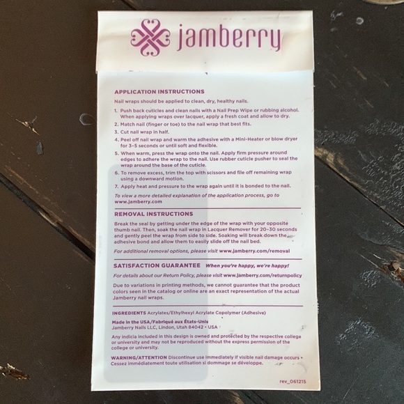 JAMBERRY Partial Sheet Red and Black Buffalo Plaid Nail Wraps - Friday Flannel - Picture 6 of 12